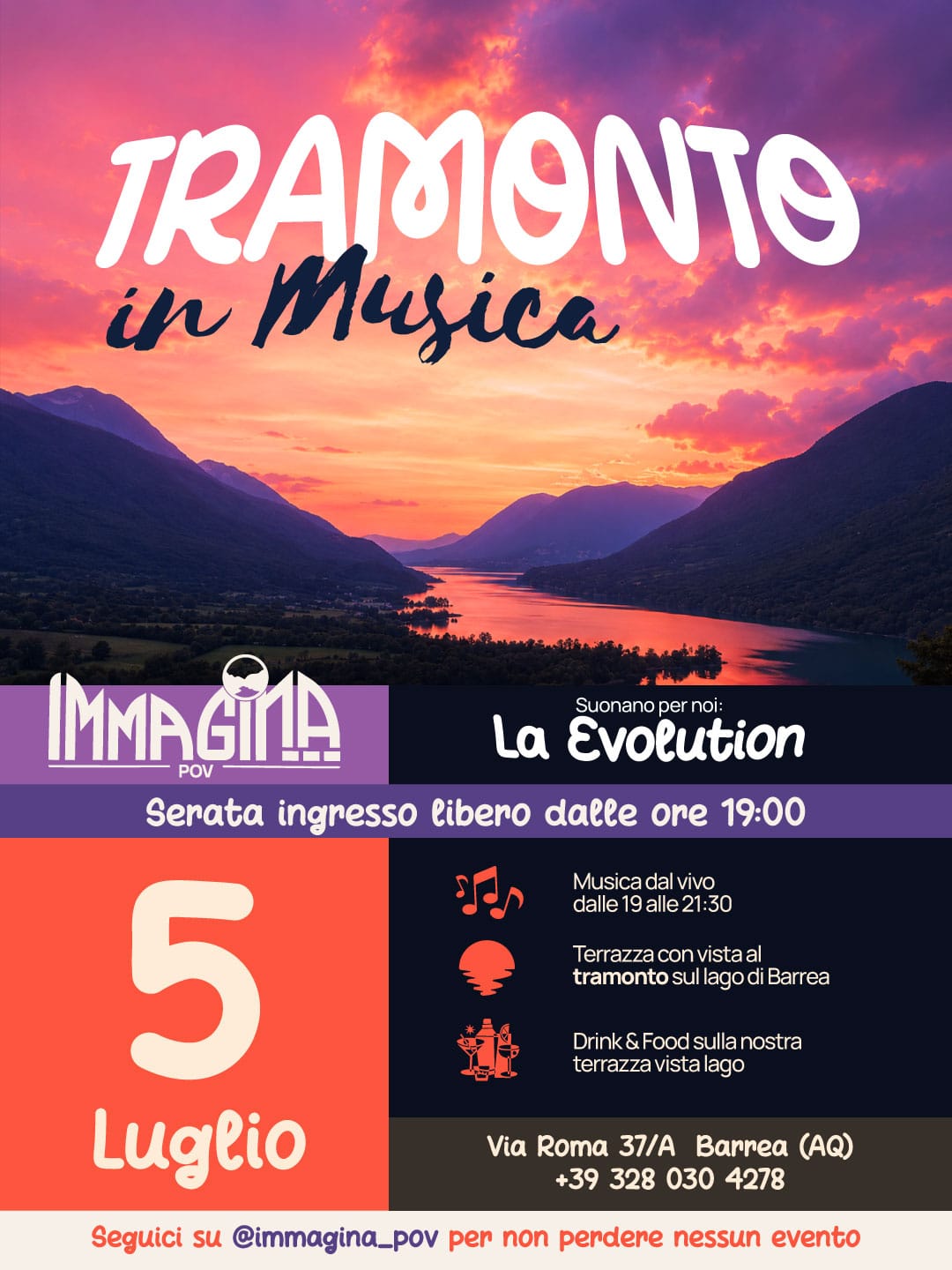 Tramonto in Musica – Immagina Restaurant